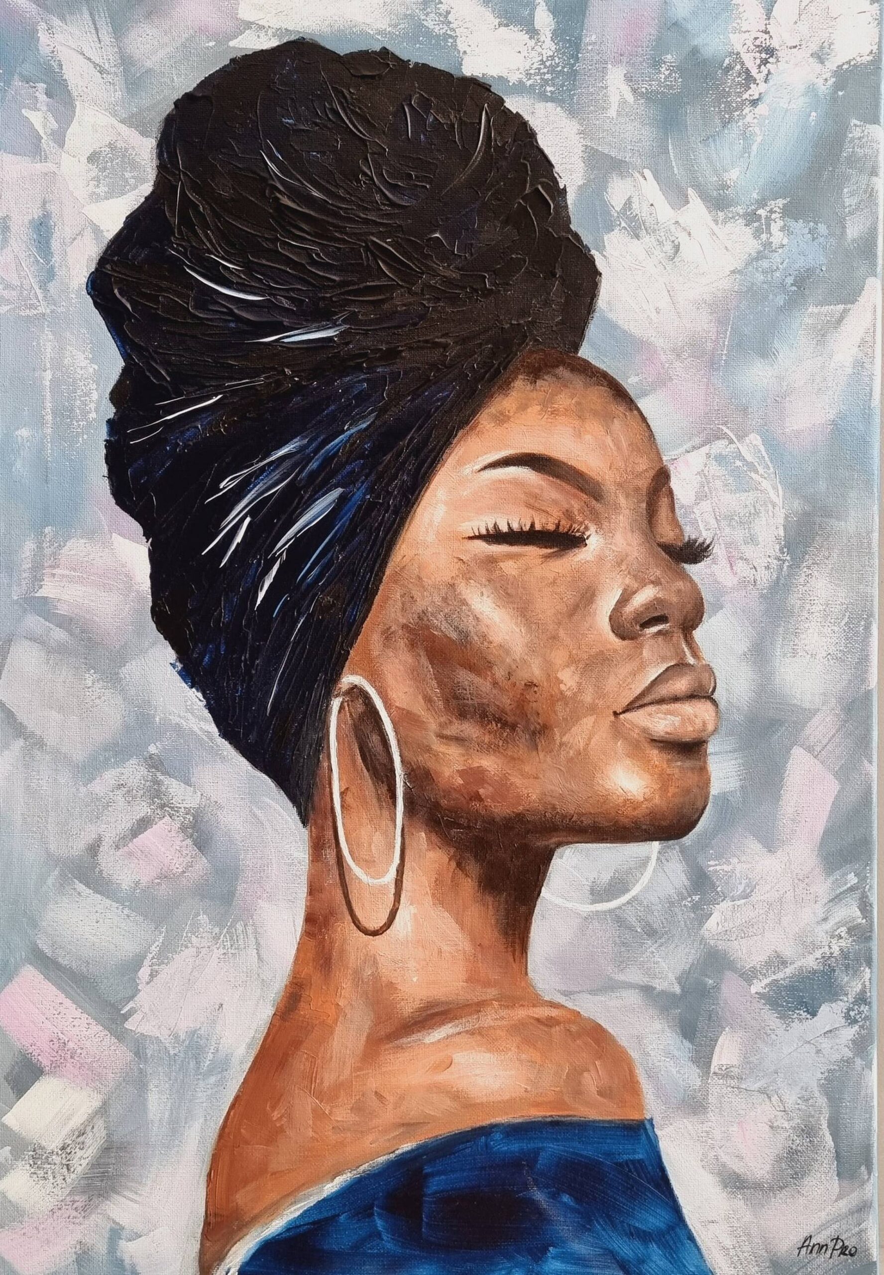 AFRICAN PEARL HOPE PAINTING
